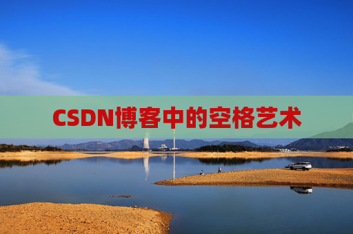 CSDN博客中的空格艺术